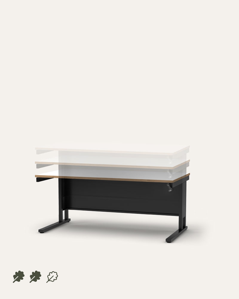 height adjustable office desk