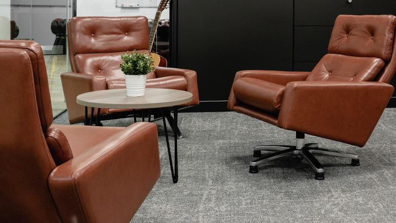 Hairpin office coffee table