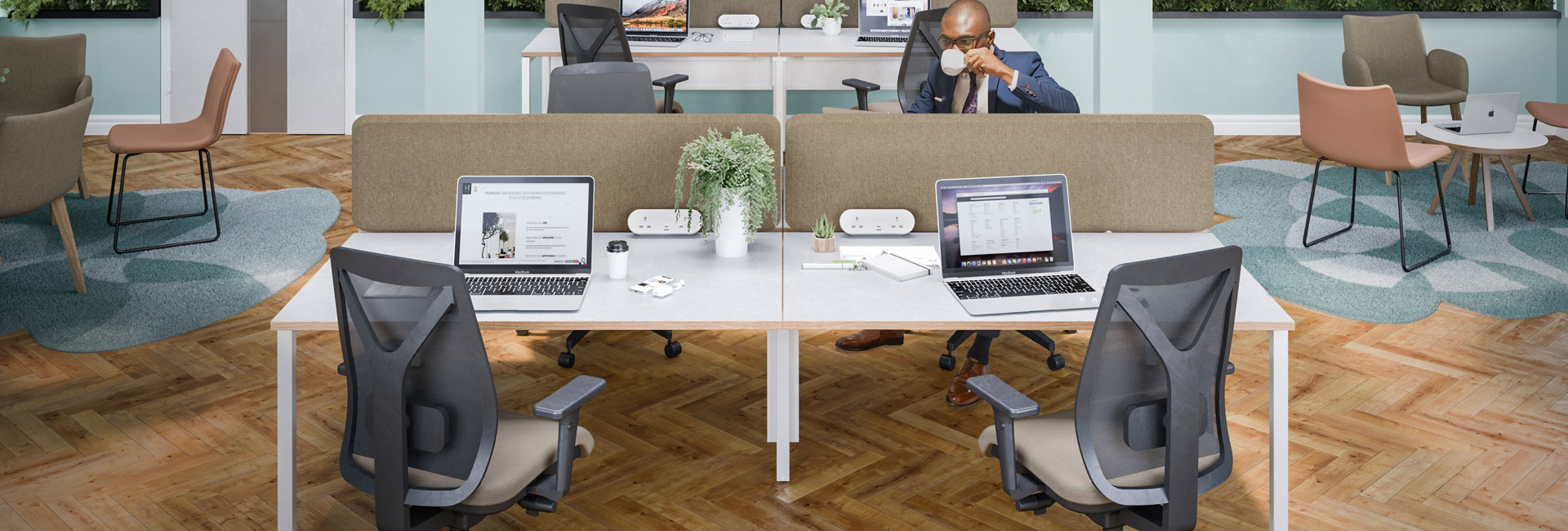 Flexiform Meira modular office desk