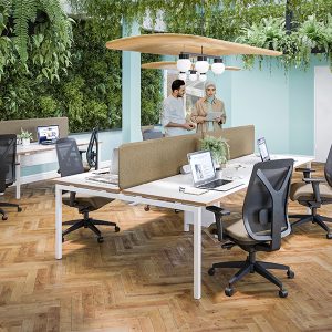 Meira 4 Person Office Desk