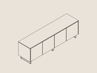 Boardroom storage cabinet