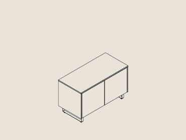 2 door sideboard storage unit