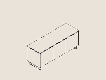 UK Made office sideboard