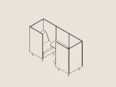 Cote 1-2-1 office meeting booths