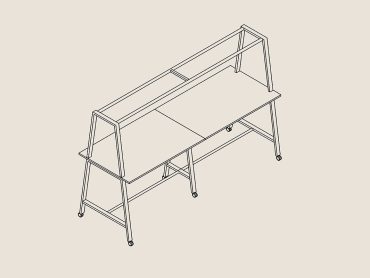 Larke mobile office table