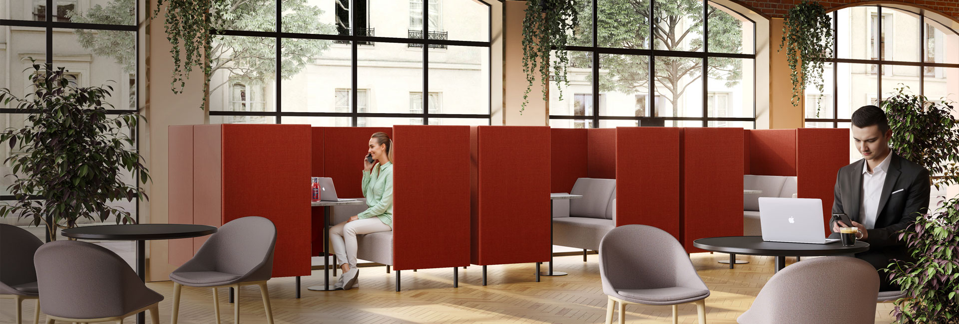 Flexiform UK office media booth