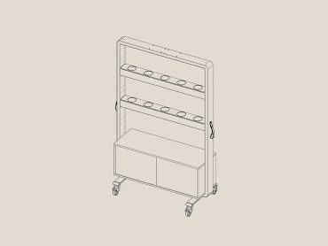 mobile office planter