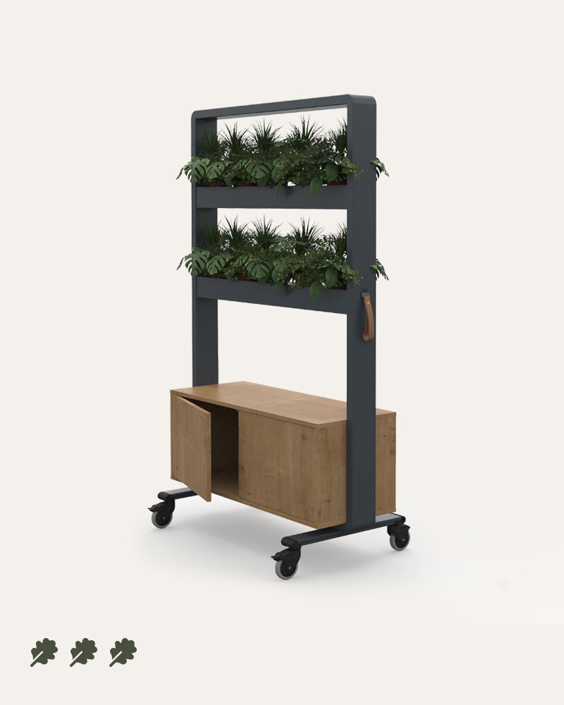 Mobile office planter