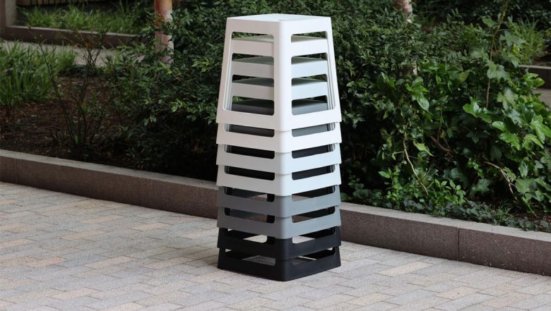 Stacking outdoor stools