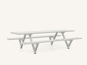 Marina outdoor bench table