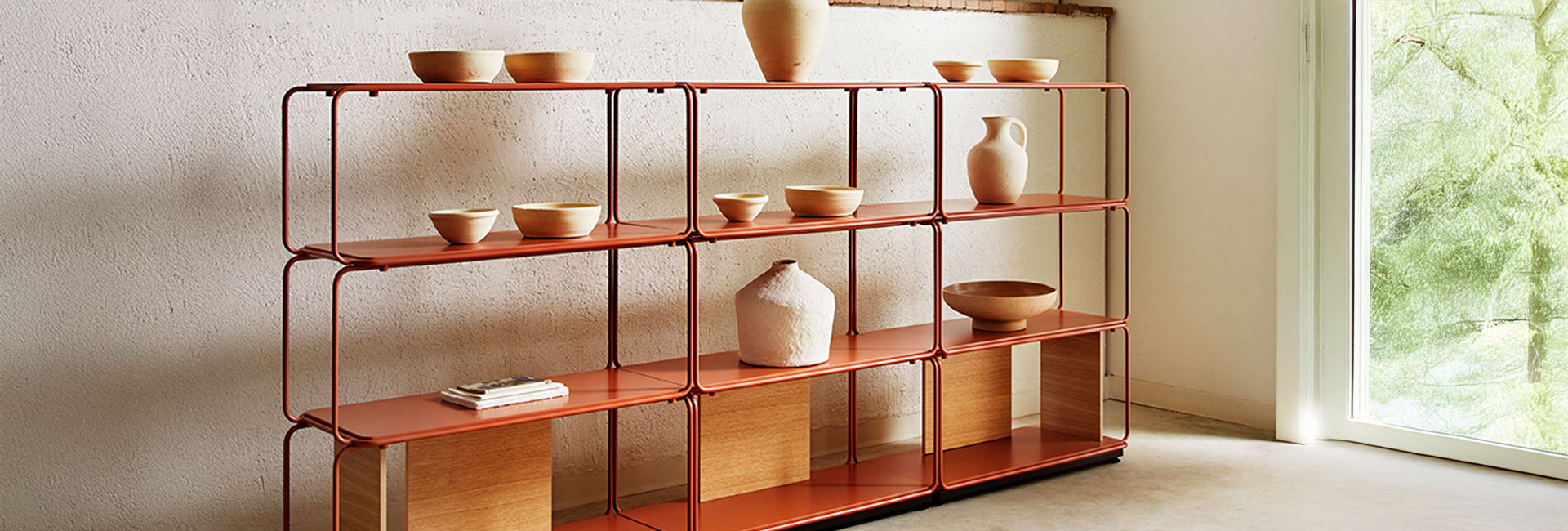 Modular clip office bookshelf