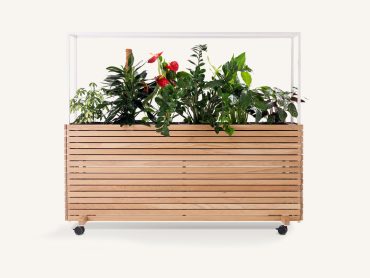 orangebox woods mobile office planters