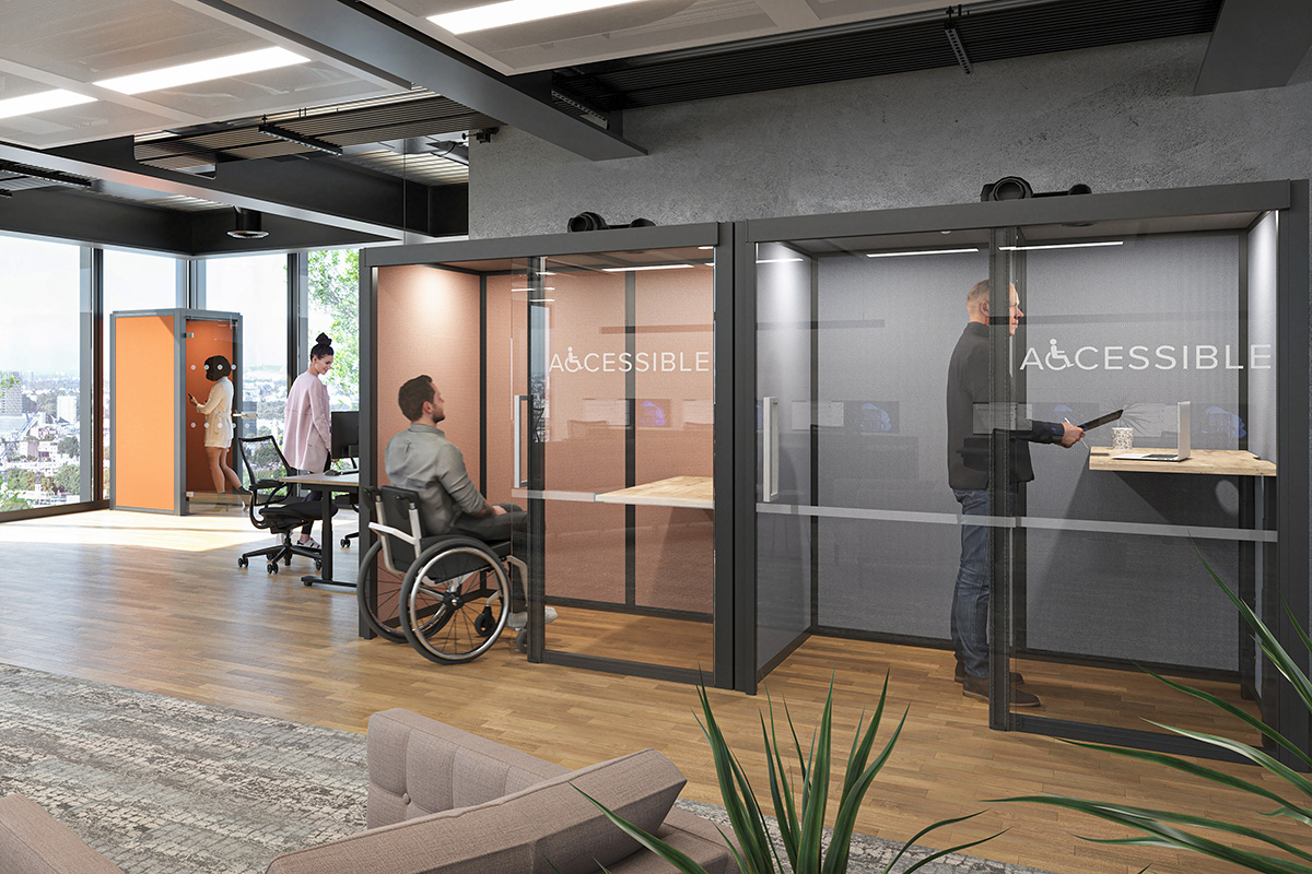 Accessible Encompass office pods