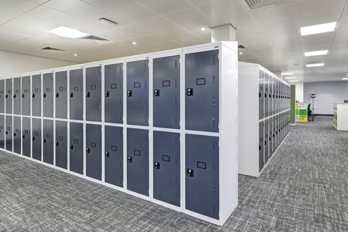 Ventilated staff lockers for gyms and offices