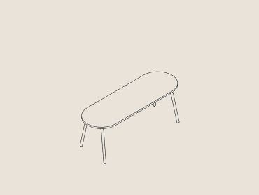 Pype lozenger office coffee table