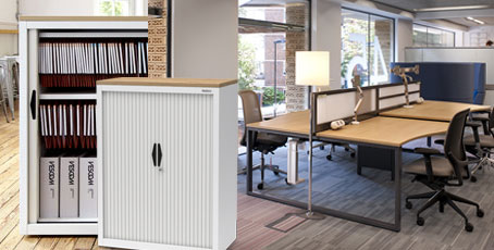 Flexiform office storage tambours