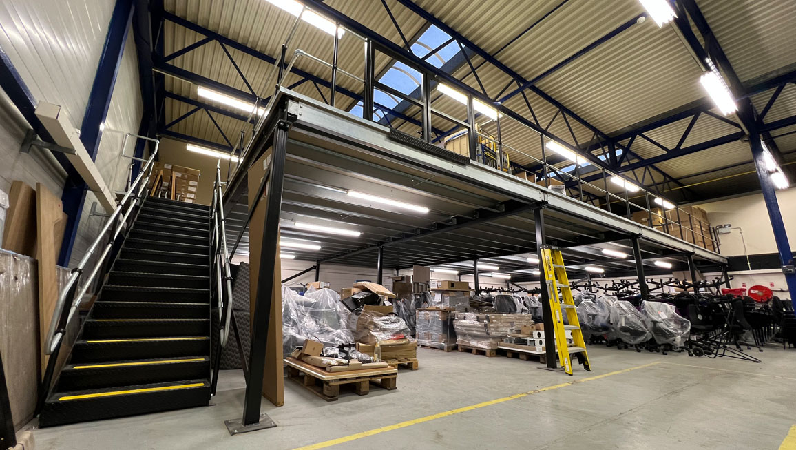 Office furniture storage and stock management