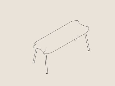 Pype nesting bench seats