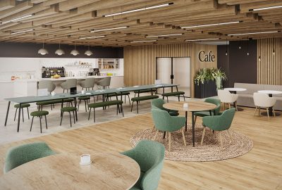 Pype cafe tables and Astra chairs